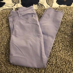 Old Navy Rockstar Midrise Lavender Jeans